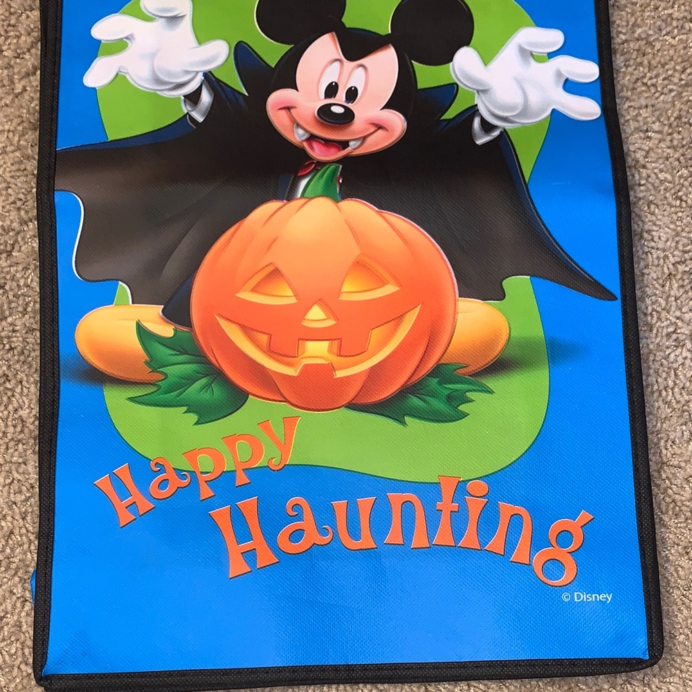Disney Blue Mickey Mouse Halloween Small Tote Bag - Picture 2 of 7